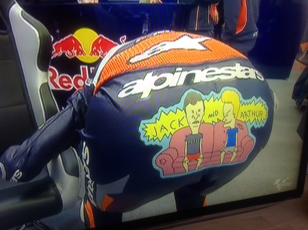 Aksi Towel Pantat Valentino Rossi dan Barry Sheene 4 Jack Peter Miller bokong