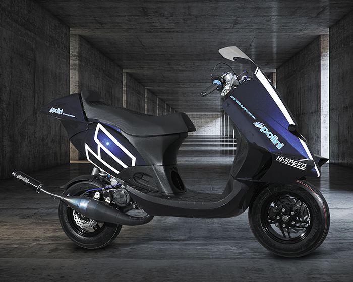 Skuter Balap Sejati dari POLINI, Hi-Speed Scooter ! 3 Prototype Polini Scooter