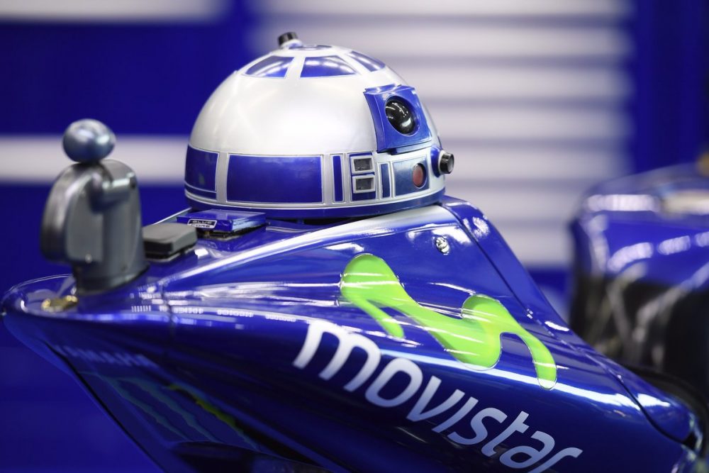 Ada Yang Unik Dengan Motor Rossi dan Vinales di Valencia !! 1 Yamaha Movistar Rossi Vinales