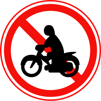 Polemik Pencabutan Larangan Sepeda Motor di Jakarta, Pro atau Kontra? 2 no entrance sepeda motor dilarang masuk