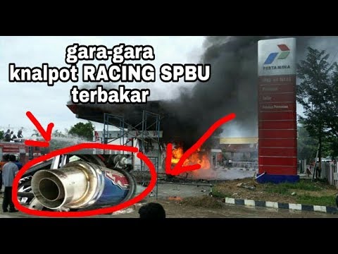 Pengguna Knalpot Modif Siap-Siap Ditolak Beli Bensin di SPBU 2 spbu terbakar gara-gara knalpot modif