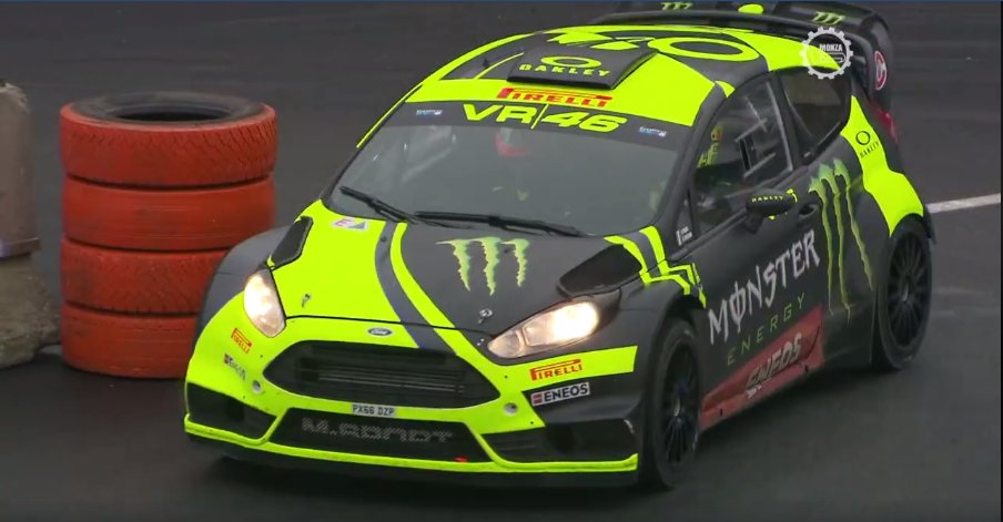 Valentino Rossi Latihan Monza Rally Show 