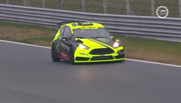 Valentino Rossi Latihan Monza Rally Show