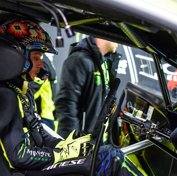 Valentino Rossi Latihan Monza Rally Show 