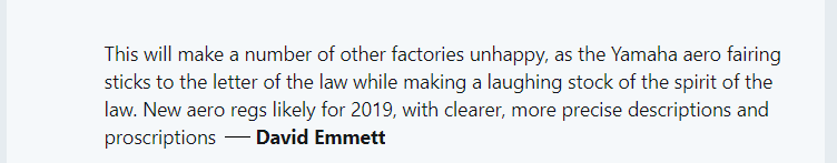 Fairing Baru Yamaha dan Honda Disetujui Direktur Teknik MotoGP, Jadi Bahan Tertawaan Tim Lain ! 4 David Emmett