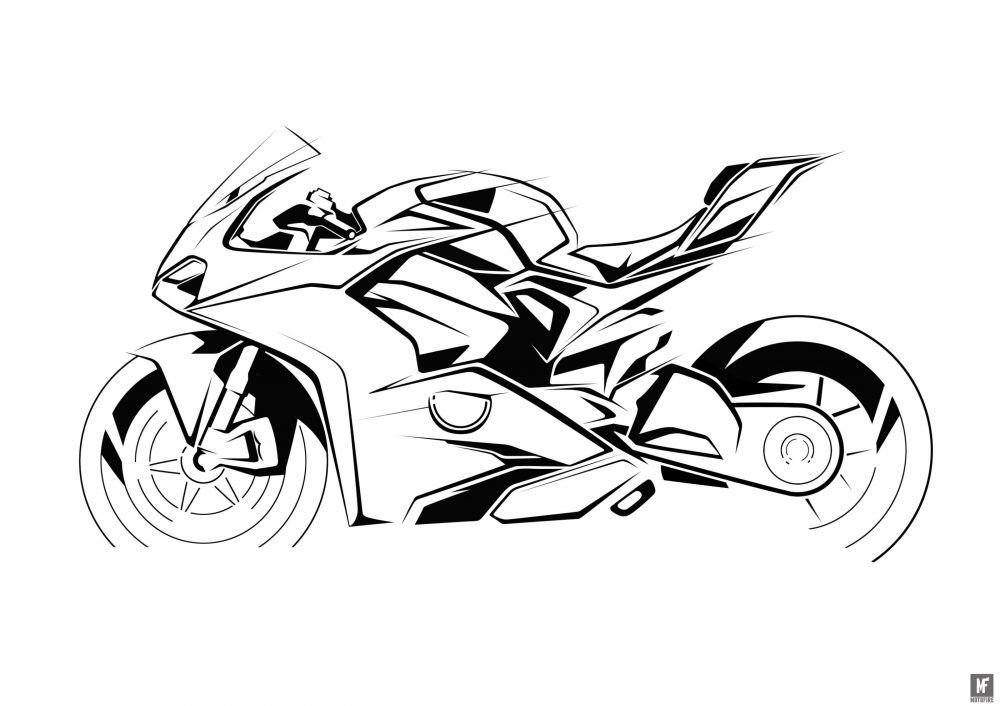Luar Biasa Cantiknya Desain Sketsa Ducati Panigale V4 Bro !!! 7 Cantiknya Desain Sketsa Ducati Panigale V4