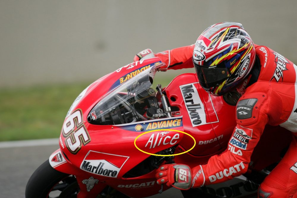 Duh.. Ducati Kehilangan Sponsor Terpentingnya di MotoGP !!! 2 Loris Capirossi Alice