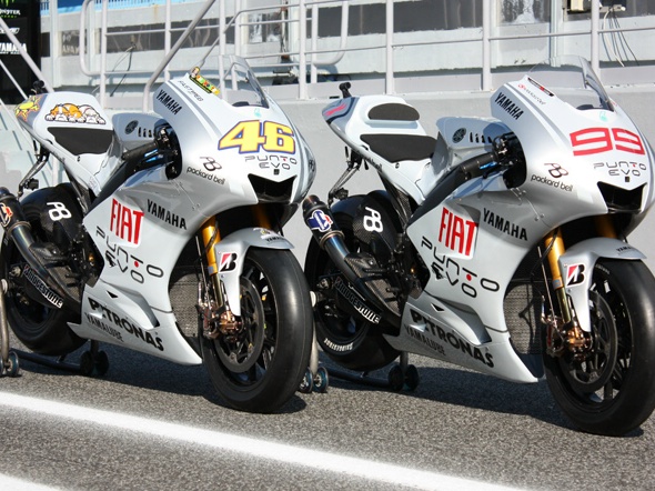 FIAT VR46 di Tim Satelit Yamaha? 4 Yamaha YZR-M1 Fiat Punto Evo livery
