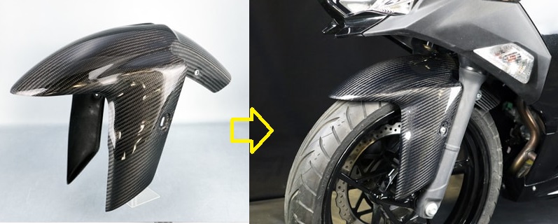 Aksesoris Karbon New Ninja 250 Versi 2018 6 Aksesoris Karbon new Ninja 250 Versi 2018