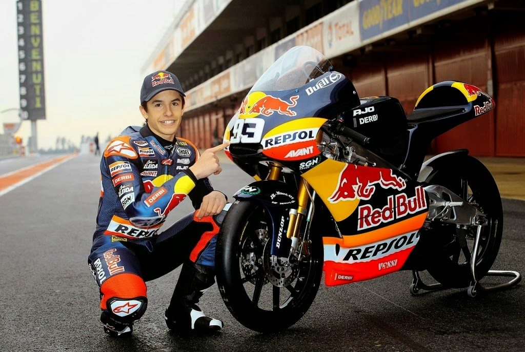 Kenapa Demi Seorang Marc Marquez MotoGP Rela Mengubah Aturan? 2 Derbi GPR125 Red Bull Marc Marquez 2010