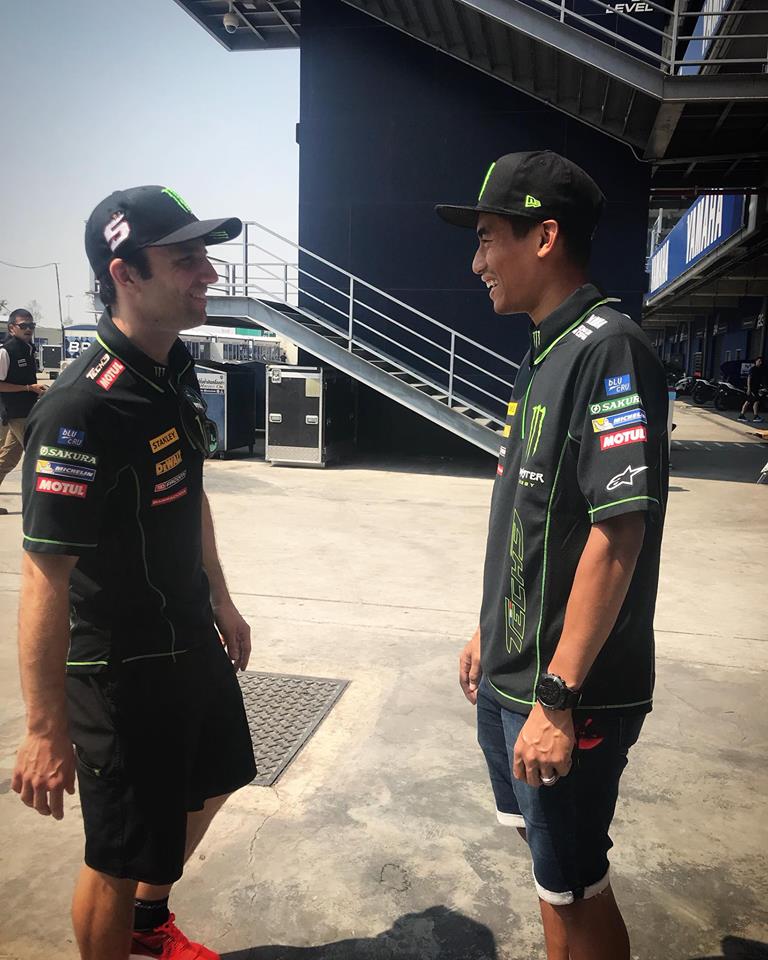 Johann Zarco Mimpi Juara Austin, Syahrin Berguru Pada Colin Edwards 2 Hafiz syahrin Zarco Buriram Test MotoGP 2018