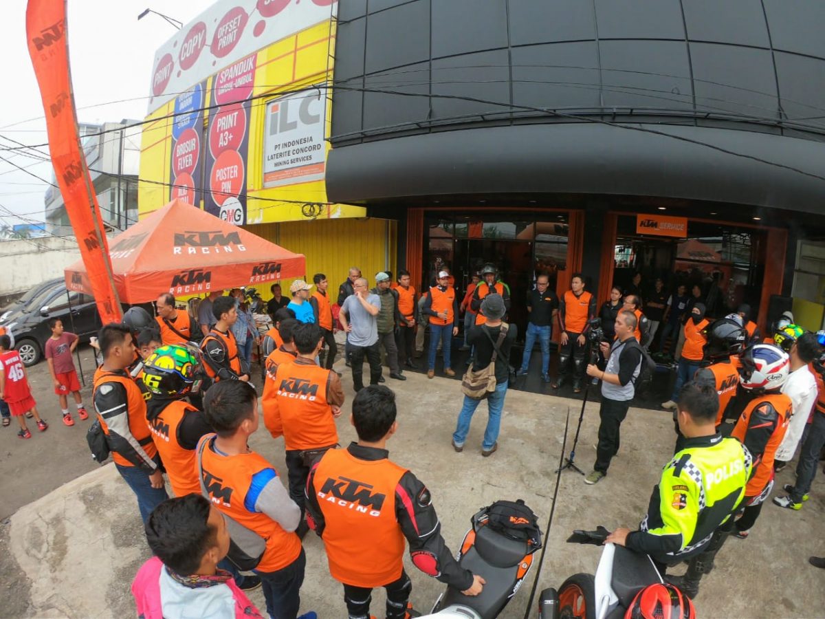 50 Rider KTM Geber Jakarta - Garut dalam KTM Orange Tour Maret 2018 ! 2 KTM Orange Tour Maret 2018