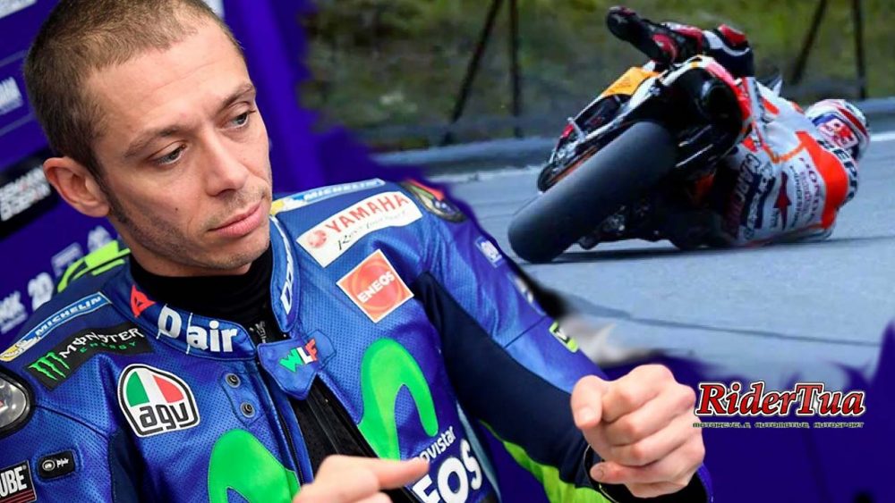 Menurut Rossi Jika Marquez Memakai Motor Yamaha Pasti Jatuh