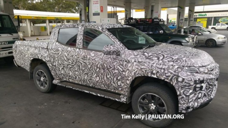 Mitsubishi Triton Terbaru Tertangkap Kamera Sedang Dites 2 new mitsubishi triton spyshot australia