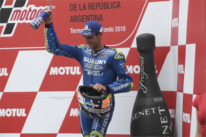 Alex Rins Podium Argentina 2018 2