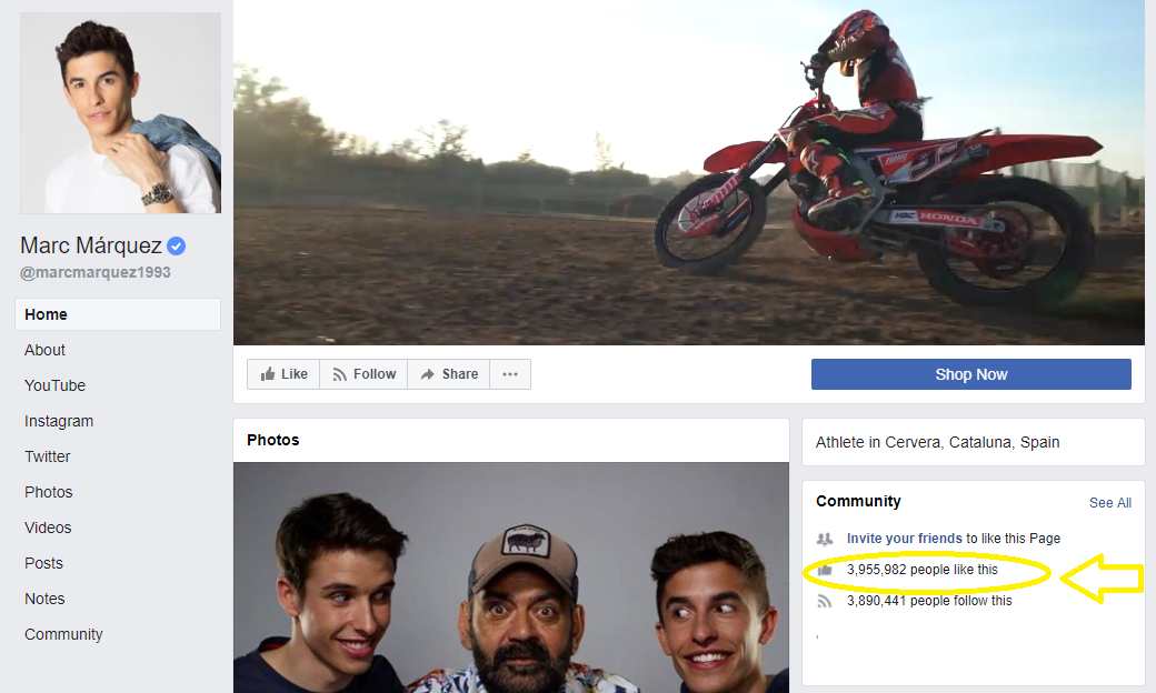 Inilah Beda Selebrasi Podium Marquez di Austin dan Valentino Rossi, Lebih Banyak Mana ? 3 Fans page Marc marquez