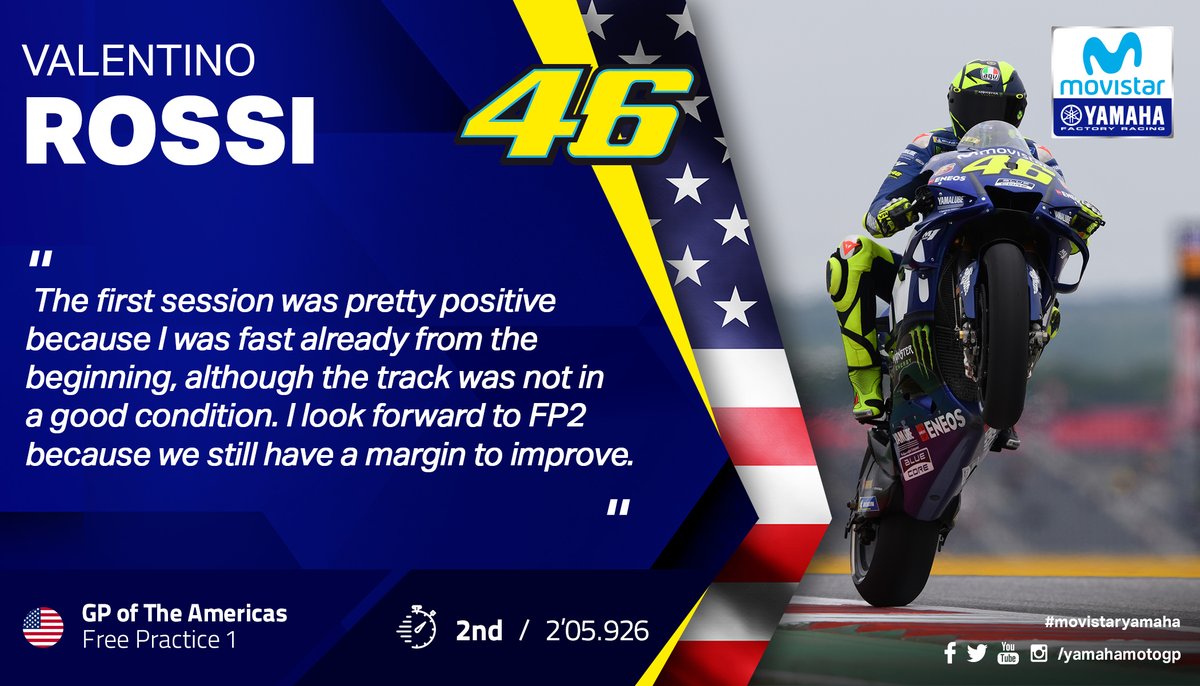 Ini Alasan Valentino Rossi Elus Kepala 'Botak' Galbusera, Ada Apa Nih ? 1 Latihan bebas FP1