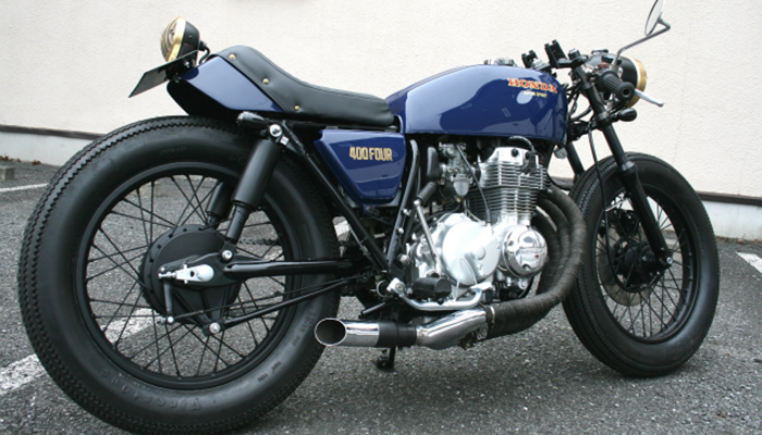Modifikasi Honda CB400Four Dibuat Oleh Tangan Kiri 1
