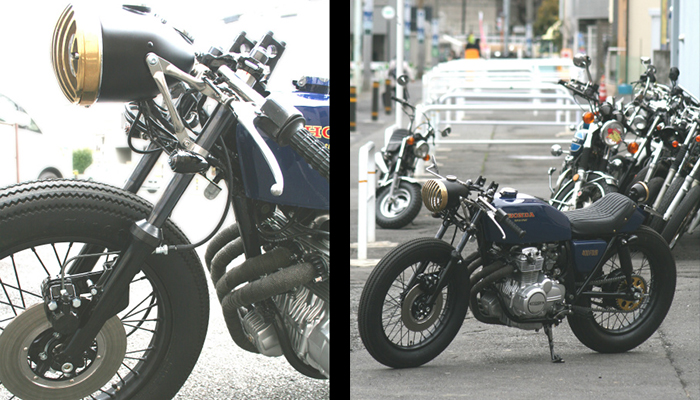 Modifikasi Honda CB400Four Dibuat Oleh Tangan Kiri 2