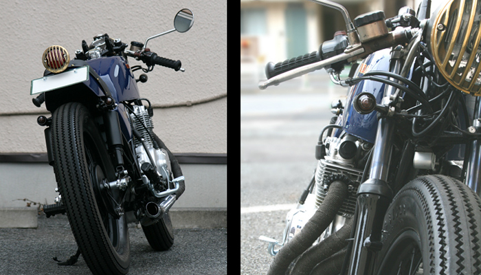 Modifikasi Honda CB400Four Dibuat Oleh Tangan Kiri 3