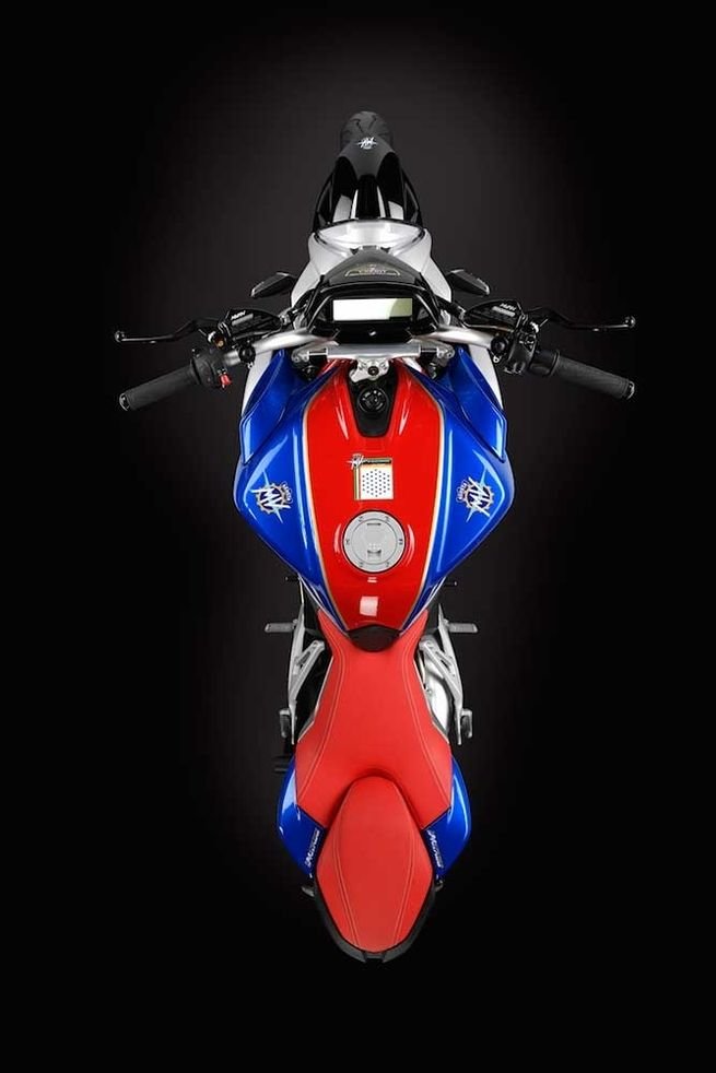 2018 MV Agusta Brutale 800 RR "Livery" Bendera Amerika 4 america overhead