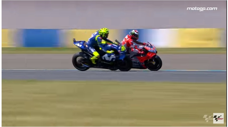 Rossi Overtake Lorenzo