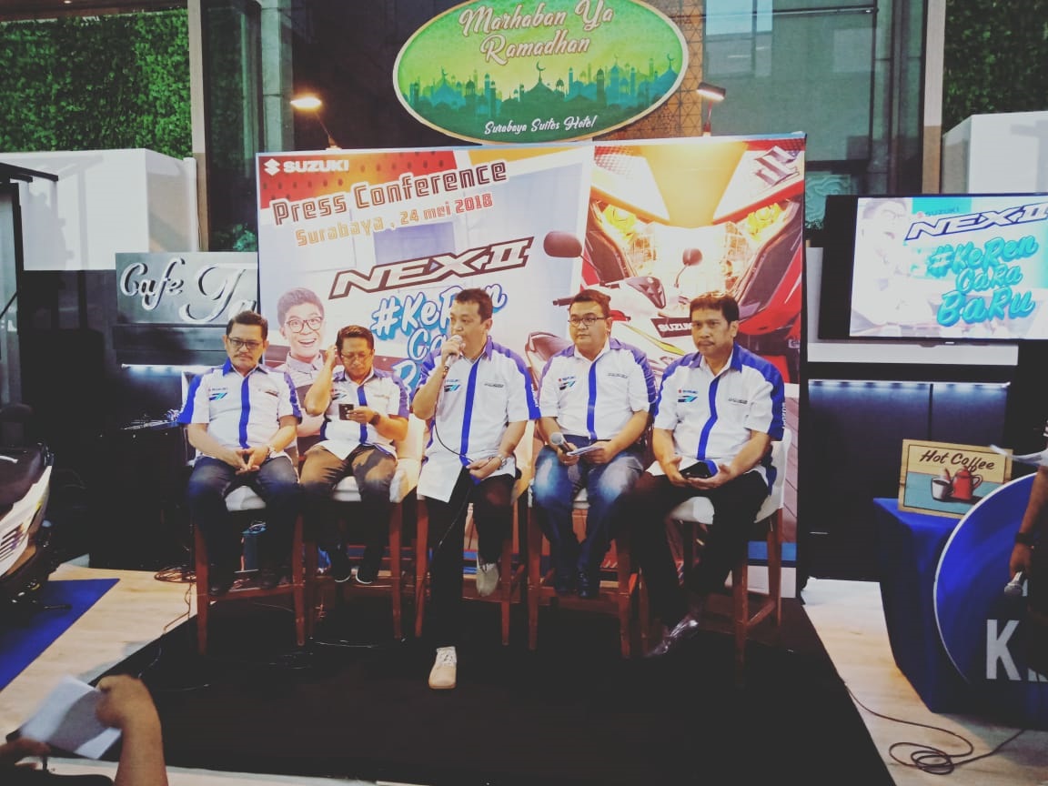 Pertama... Suzuki Nex II Sapa Arek-Arek Suroboyo 1 Suzuki Nex II Sapa Arek Arek Suroboyo