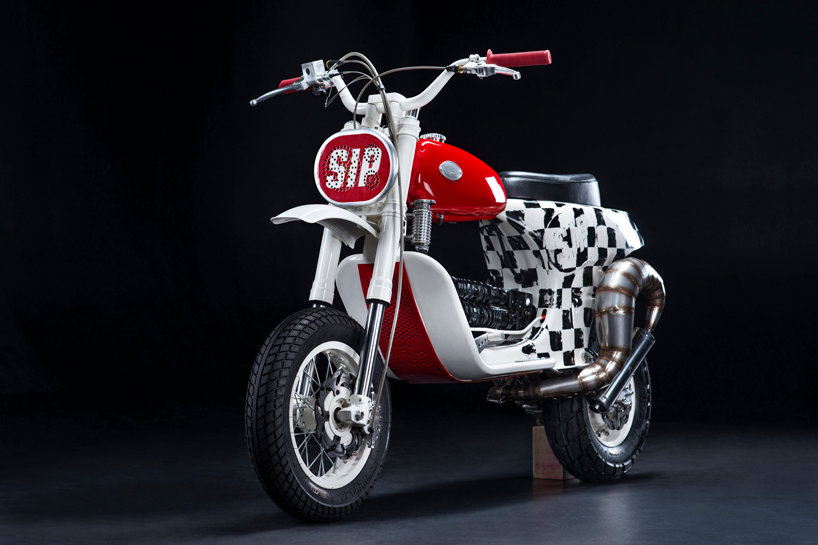 Modifikasi Vespa PX 150 Scrambler dari Rusia 2 Vespa PX 150 Scrambler