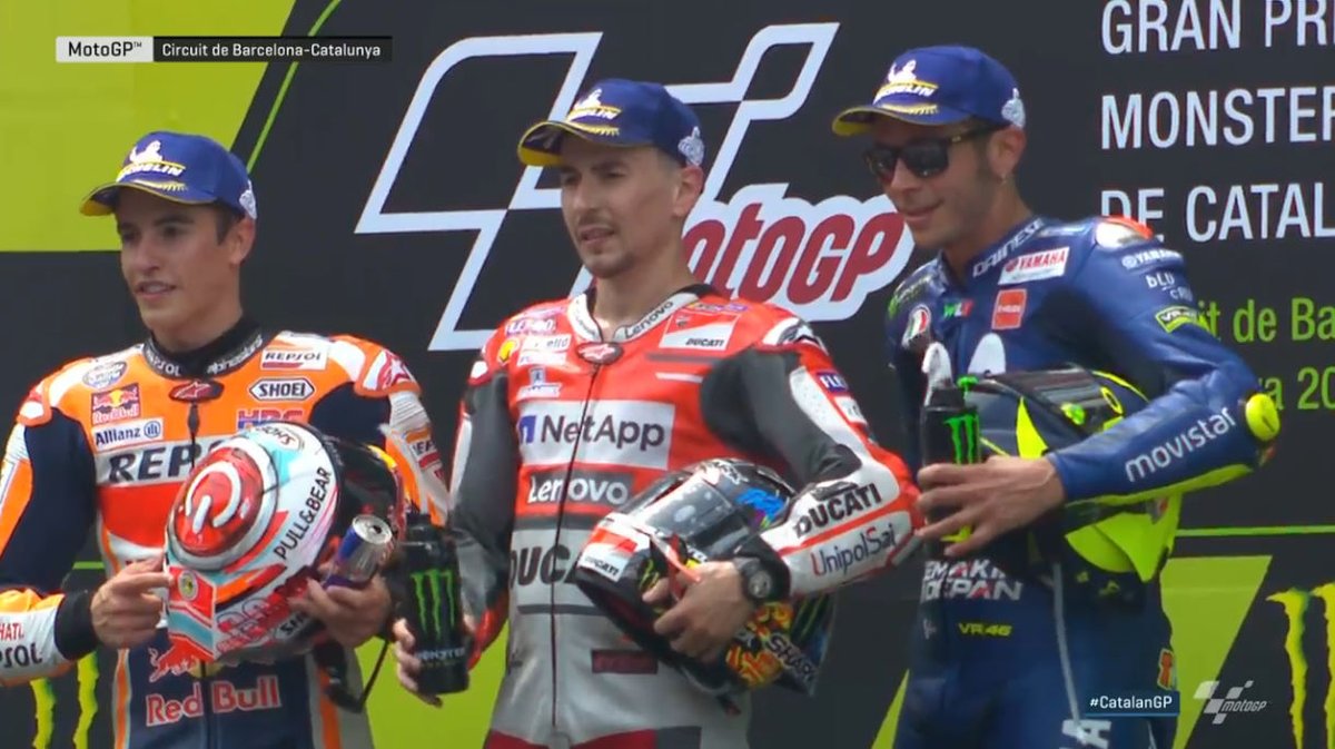 Klasemen Sementara Putaran-7, Setelah Seri Catalunya 2018 2 Podium catalunya 2018