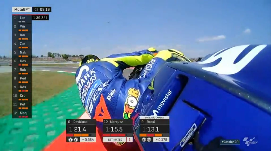 Hasil Kualifikasi MotoGP Catalunya 2018 2 Valentino Rossi Catalunya