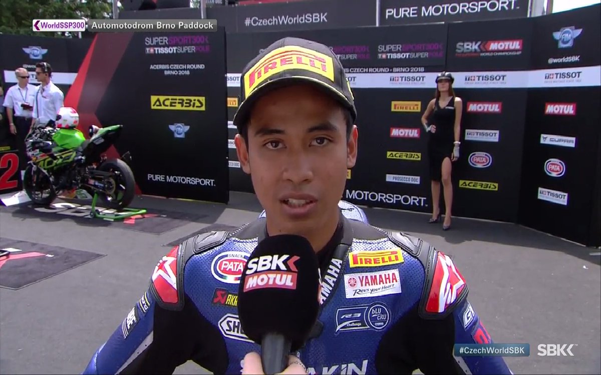 galang hendra Pole Position WorldSSP300 Brno