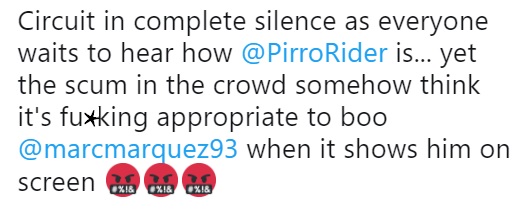 penonton mencemooh Marc Marquez 1