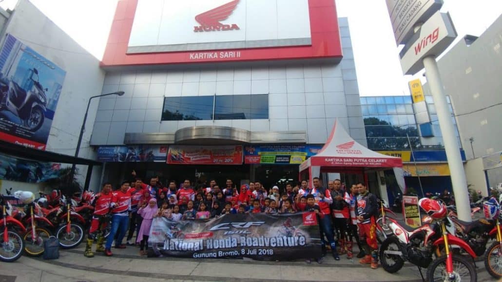 200 Bikers Honda CRF Nobar MXGP 4 200 komunitas dan konsumen Honda CRF Nobar MXGP 3
