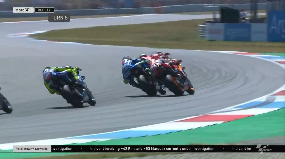 Duel Alex Rins dan marc marquez