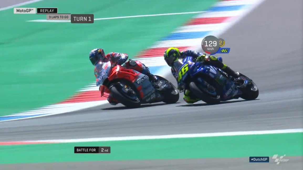 Duel Rossi dan Dovi Assen 2018