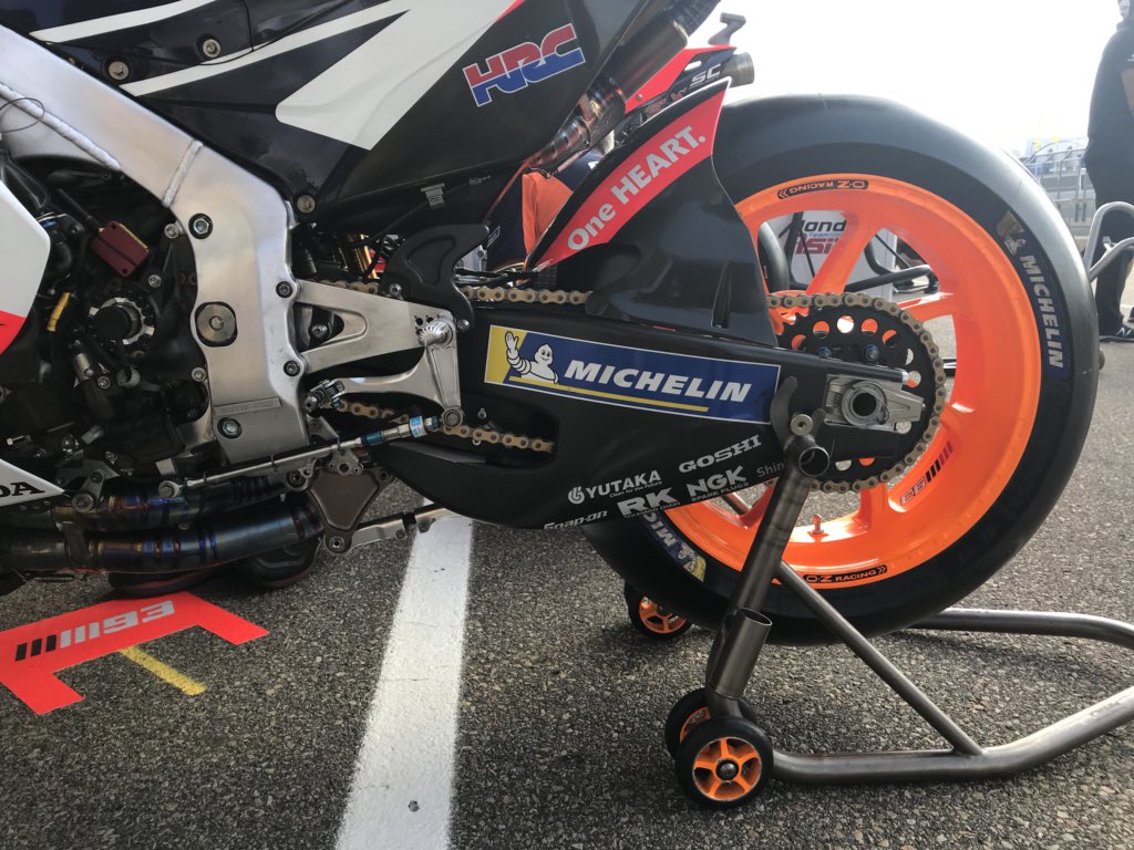 Honda RC213V Marc Marquez karbon Swing Arm