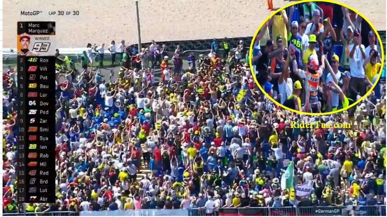 Marc Marquez Sachsenring Grand Stand