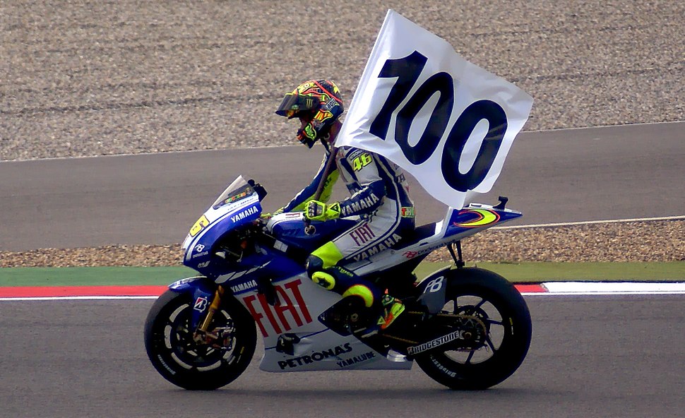 Valentino Rossi win 100