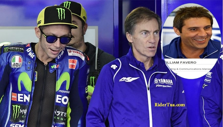 Valentino Rossi Berebut Kekuasaan di Yamaha, Lin Jarvis di Pecat ? 3 William Favero