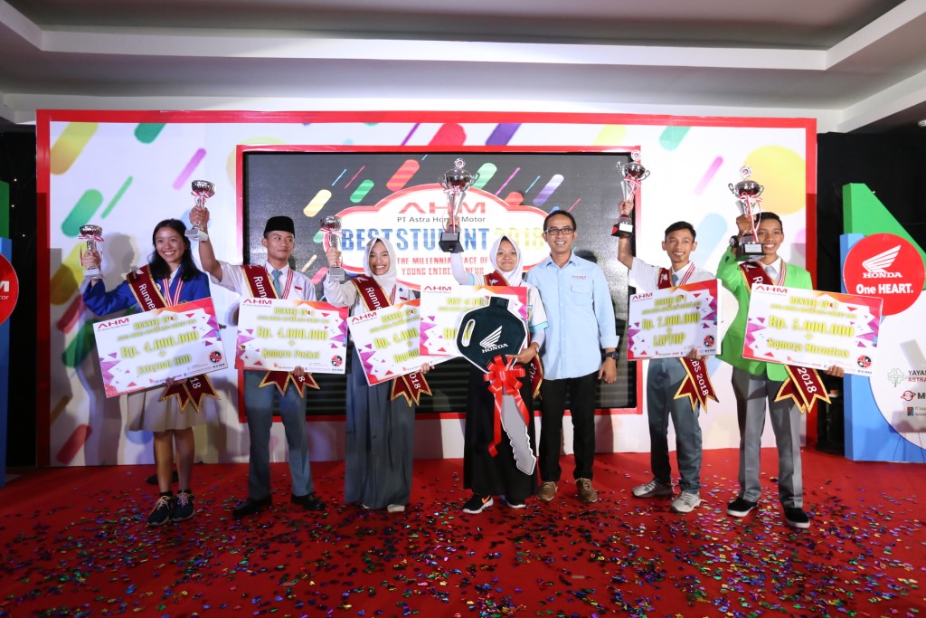 Inilah Pemenang AHM Best Student 2018, Calon Pengusaha Zaman Now 1 AHM Best Student 2018 Lahirkan Wirausaha Milenial 1