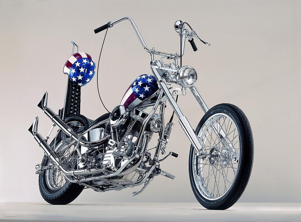 Harley Davidson American Flag Motorcycle 2