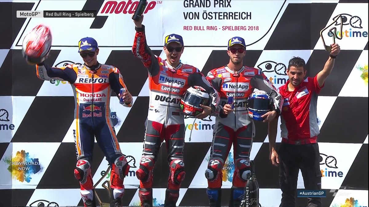 Hasil MotoGP Austria 2018
