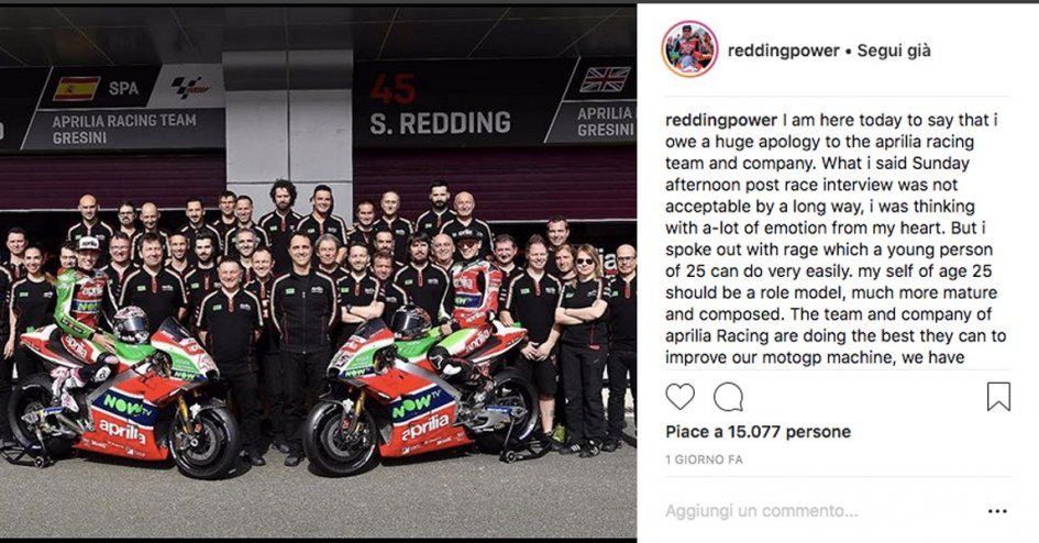 Hujat Motor Aprilia Pembalap MotoGP Ini Akhirnya Minta Maaf, Sokorrrr !! 2 Scott Redding maaf