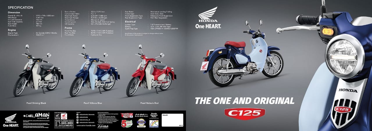 AHM Resmi Meluncurkan Honda Forza dan Super Cub C125 1 Supercub
