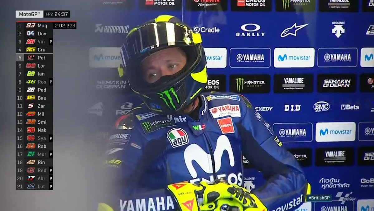 GP Inggris: Set-up Elektronik Baru Bikin Motor Rossi Kencang ? 2 Valentino Rossi Silverstone 1