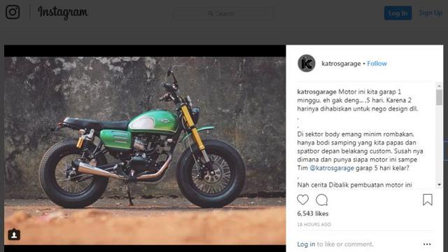 Ini Ubahan Motor Kustom Pesanan Presiden Jokowi 1 motor custom jokowi