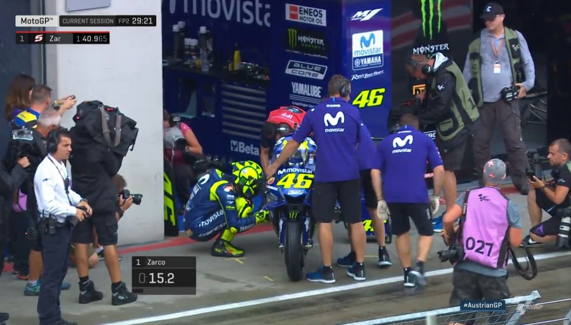 Hasil Latihan Bebas 2 (FP2) MotoGP Austria 2018 2 valentino Rossi FP2 Austria