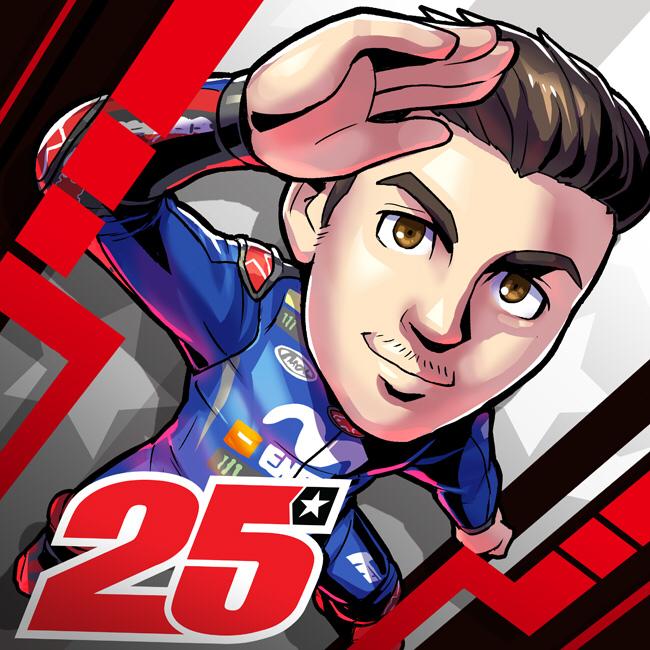 Maverick Vinales Cartoon