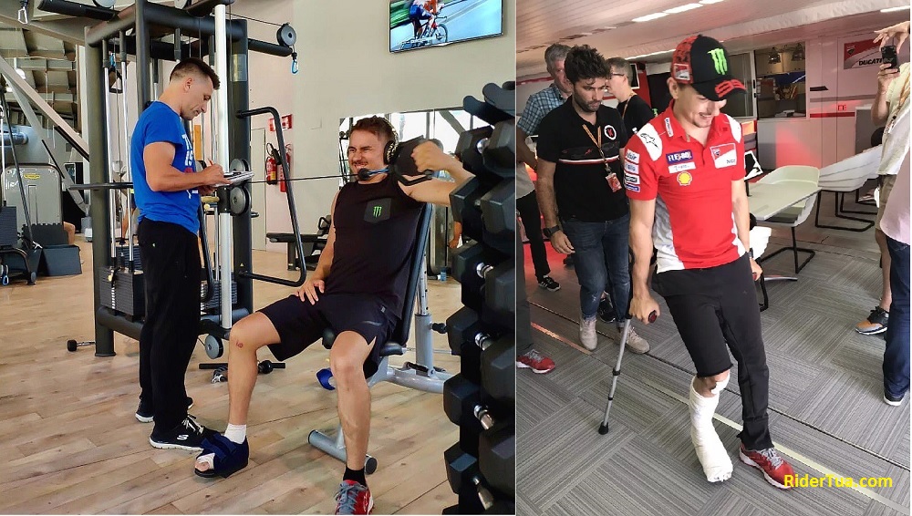 Tiada Maaf, Lorenzo Bilang Marquez Tidak Bertanggung Jawab dan Sembrono ! 3 Walau Kaki Bengkak Jorge Lorenzo Nekat Balapan di Thailand 1