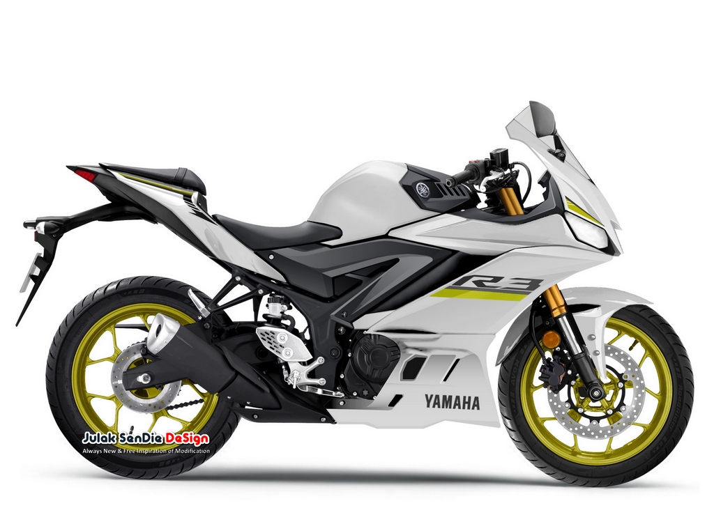 Reka Grafis New Yamaha R25 Ini Bikin Kamu Pengen